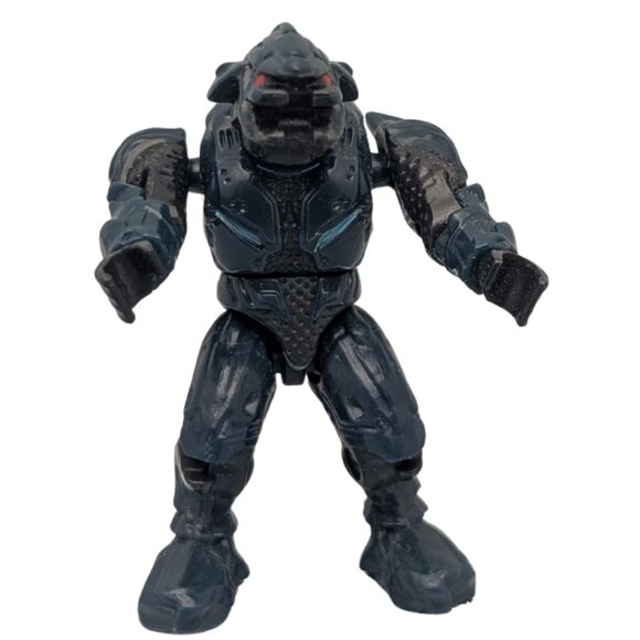 Mega Construx Halo Covenant Brute Minor Blue Armor Micro Action Figure - Picture 1 of 4